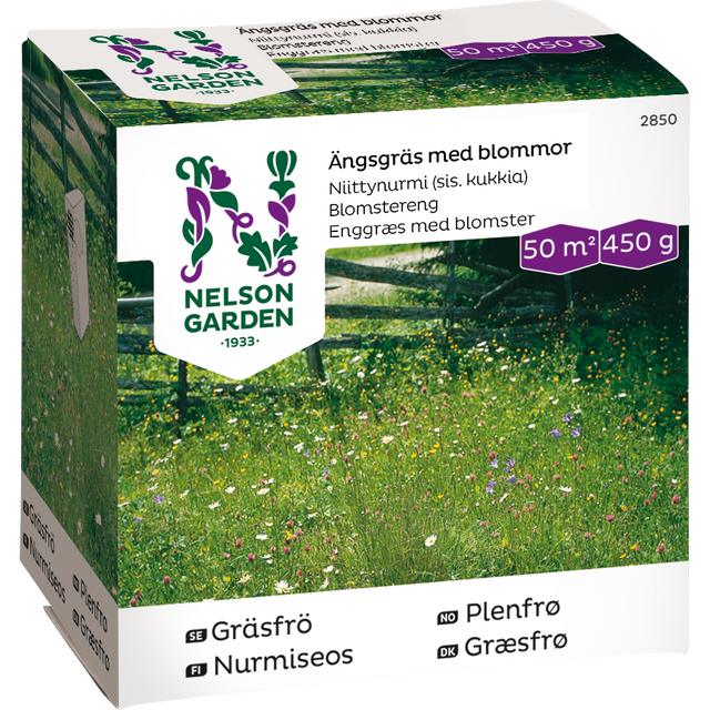 Gräsfrö 'Ängsgräs med blommor' 0.45kg