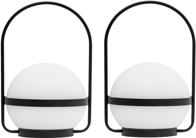 Summer handlykta 10 cm för inom- och utomhusbruk, svart handtag, 2 st