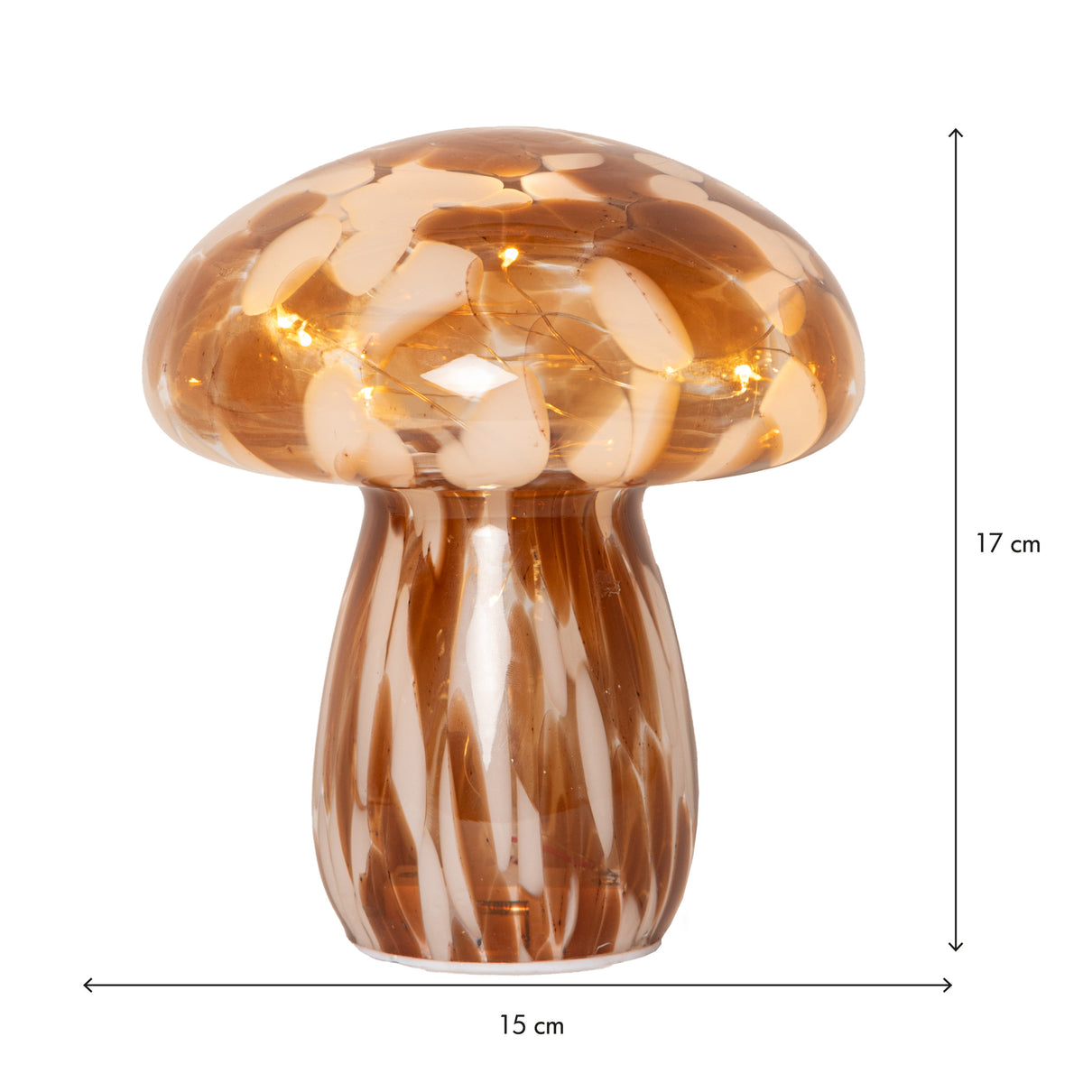 Glasdekoration Funghi 17cm