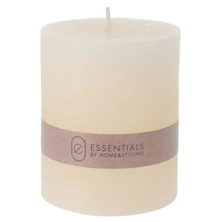 Miniatyrblockljus Vit 4x5cm