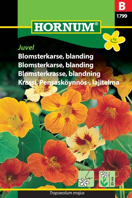 Blomsterkrasse Mix 'Juvel' frö
