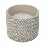 Ljus i cement 'Citronella' - Zig Zag