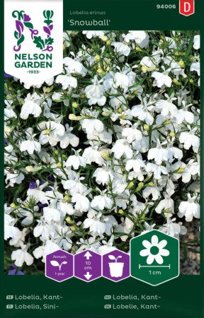Kantlobelia 'Snowball'