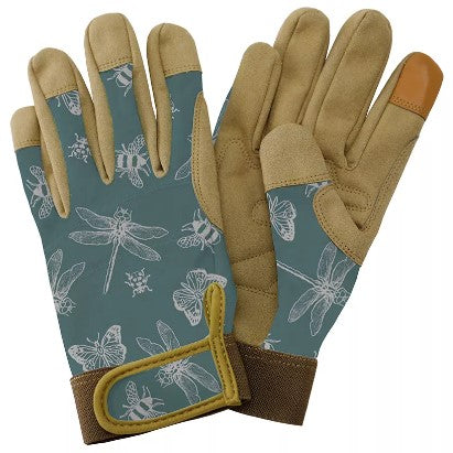 Kent & Stowe Handske 'Comfort Bugs Green' - Dam M