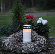 LED Gravljus Serene vitt H13,5cm