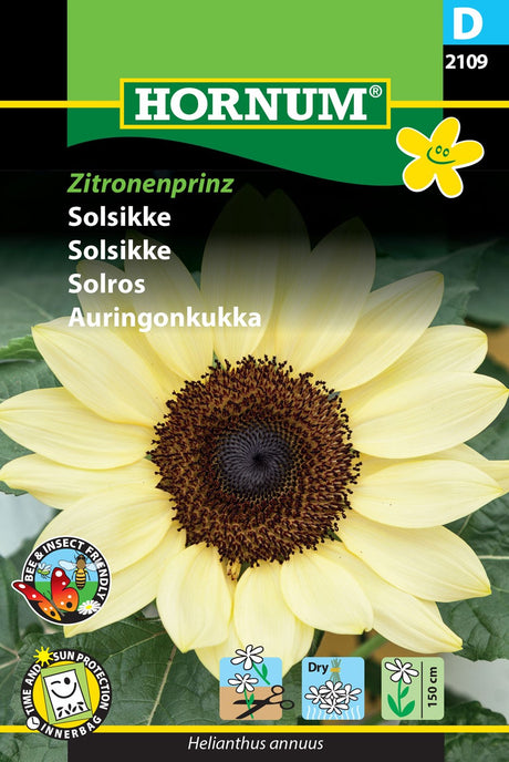 Solros 'Zitronenprinz' Frö