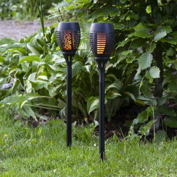 Solcellsfackla 'Flame' 2-pack