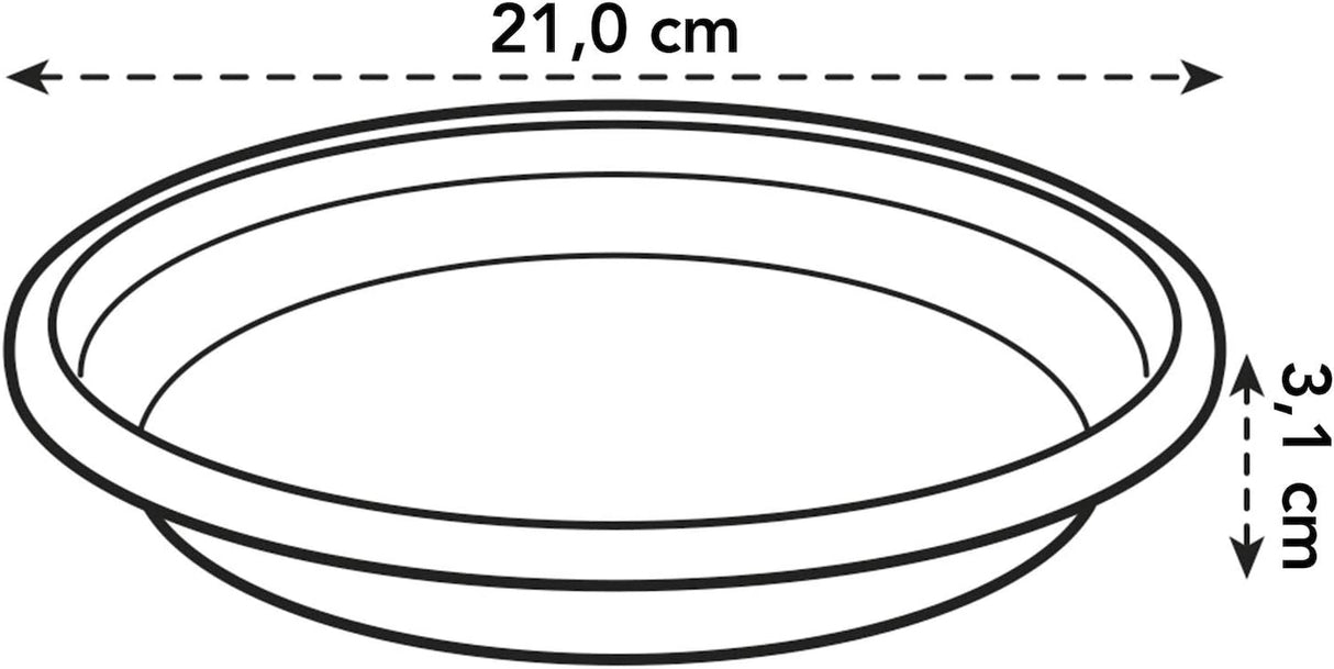 Universal Fat D21cm Taupe