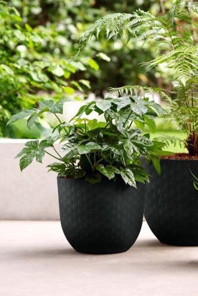 Utekruka 'Fuente Grains' Round D30 - Onyx Black