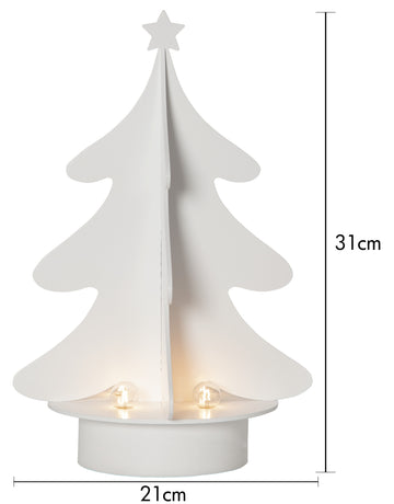 Ljusstake Afton Vit 4L