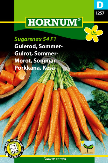 Sommarmorot 'Sugarsnax 54' F1 frö