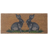 Dörrmatta 'Rabbits' 23x53cm