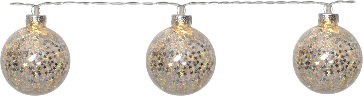 Ljusslinga Glitter Silver