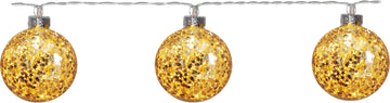Ljusslinga Glitter Guld