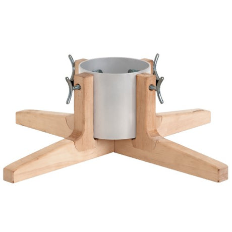 Julgransfot 'Rustic' - Vit