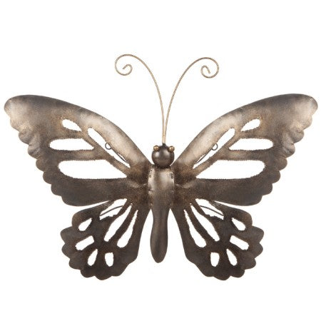 Fjäril i Hamrad Plåt 38 x 26cm