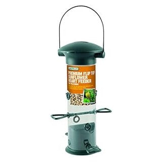 Fågelmatare Premium Flip Top för Skalade Solrosfrö
