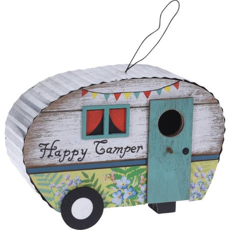 Fågelholk 'Happy Camper' Trä