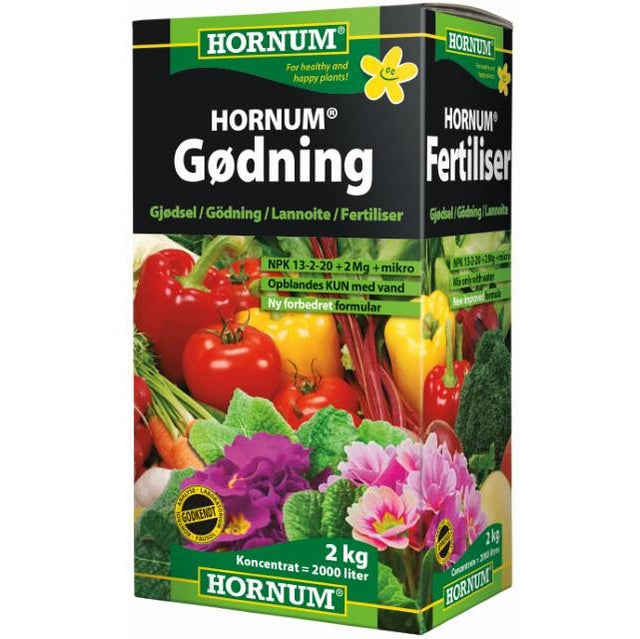 HORNUM Växthusgödning Konc. 2kg