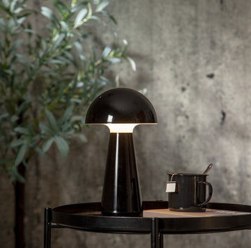 Bordslampa Mushroom Svart