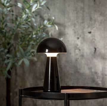 Bordslampa Mushroom Svart