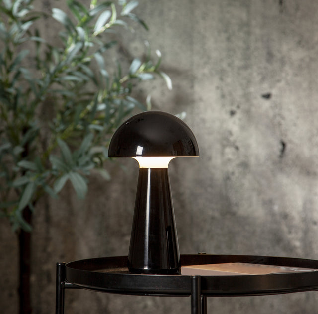 Bordslampa Mushroom Svart