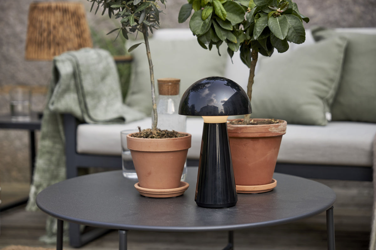 Bordslampa Mushroom Svart