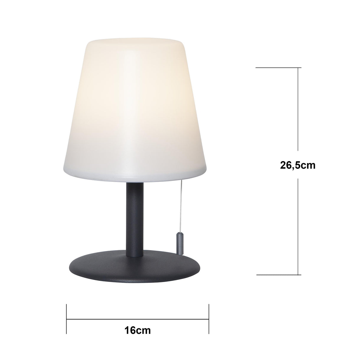 Bordslampa Kreta 26,5cm USB