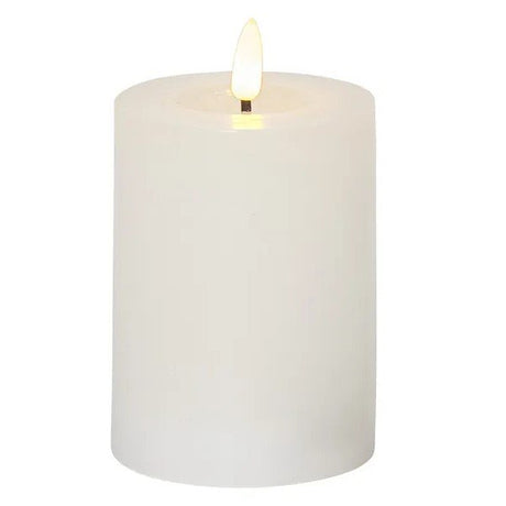 LED Blockljus H17cm Vit