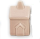 Minihus keramik vit 5cm