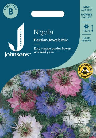 Jungfrun i det Gröna 'Persian Jewels' Mix