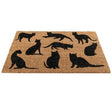 Dörrmatta 'Cat Montage' 45x75cm