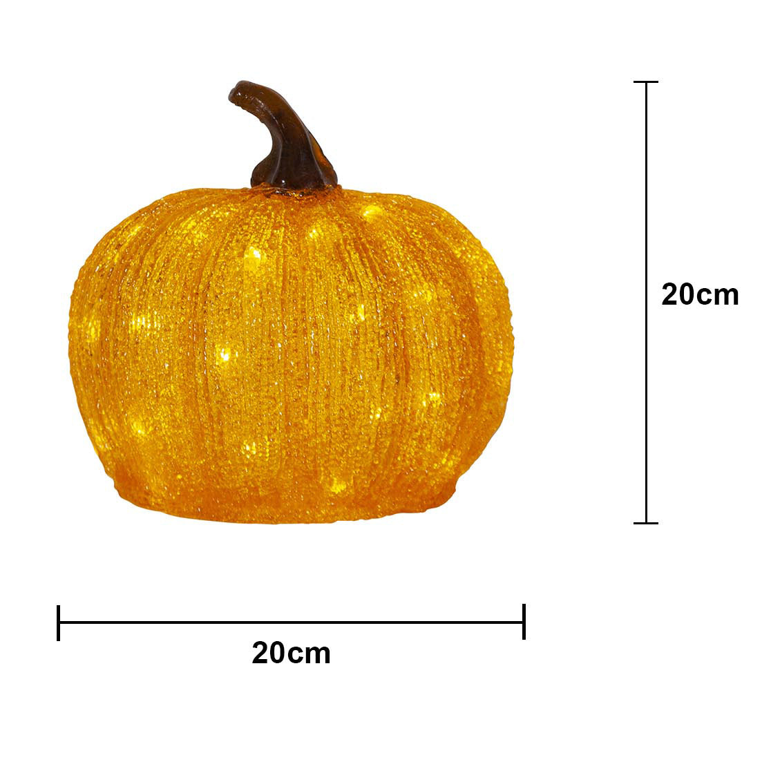 Utomhusdekoration Harvy Pumpa 20cm
