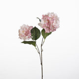 Hydrangea light pink x2 66 cm