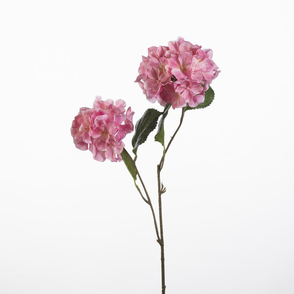 Hydrangea pink x2 66 cm