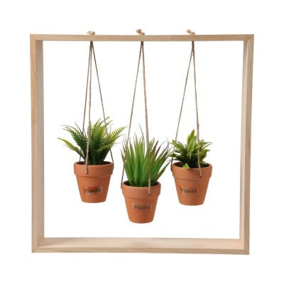 Dekoration Konstväxt i Ram 35x35cm