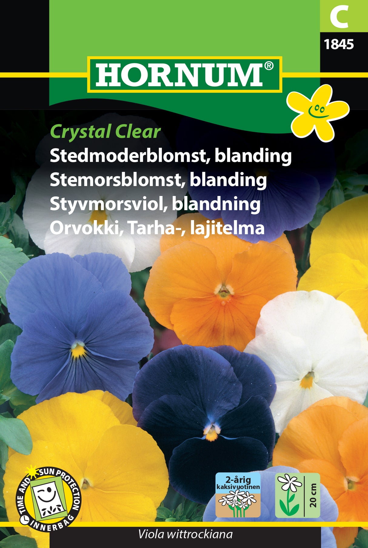Styvmorsviol Mix 'Crystal Clear' frö