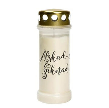 Oljeljus Älskad & Saknad med guldlock