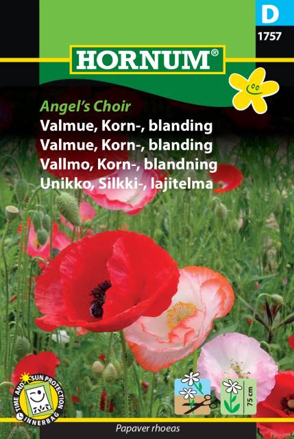 Kornvallmo Mix 'Angel's Choir' frö