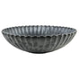 Plastskål Vågig Gråsvart 22x7cm