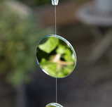 Glasmobil Rund/Speglar 150 cm