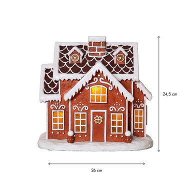 Panorama Gingerville Brun pepparkaka hus small