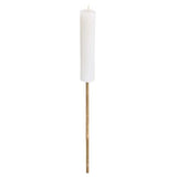 Ljusfackla Vit 60cm