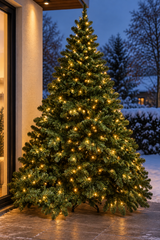 Konstgran 'Dakota' Outdoor 240cm inkl LED belysning