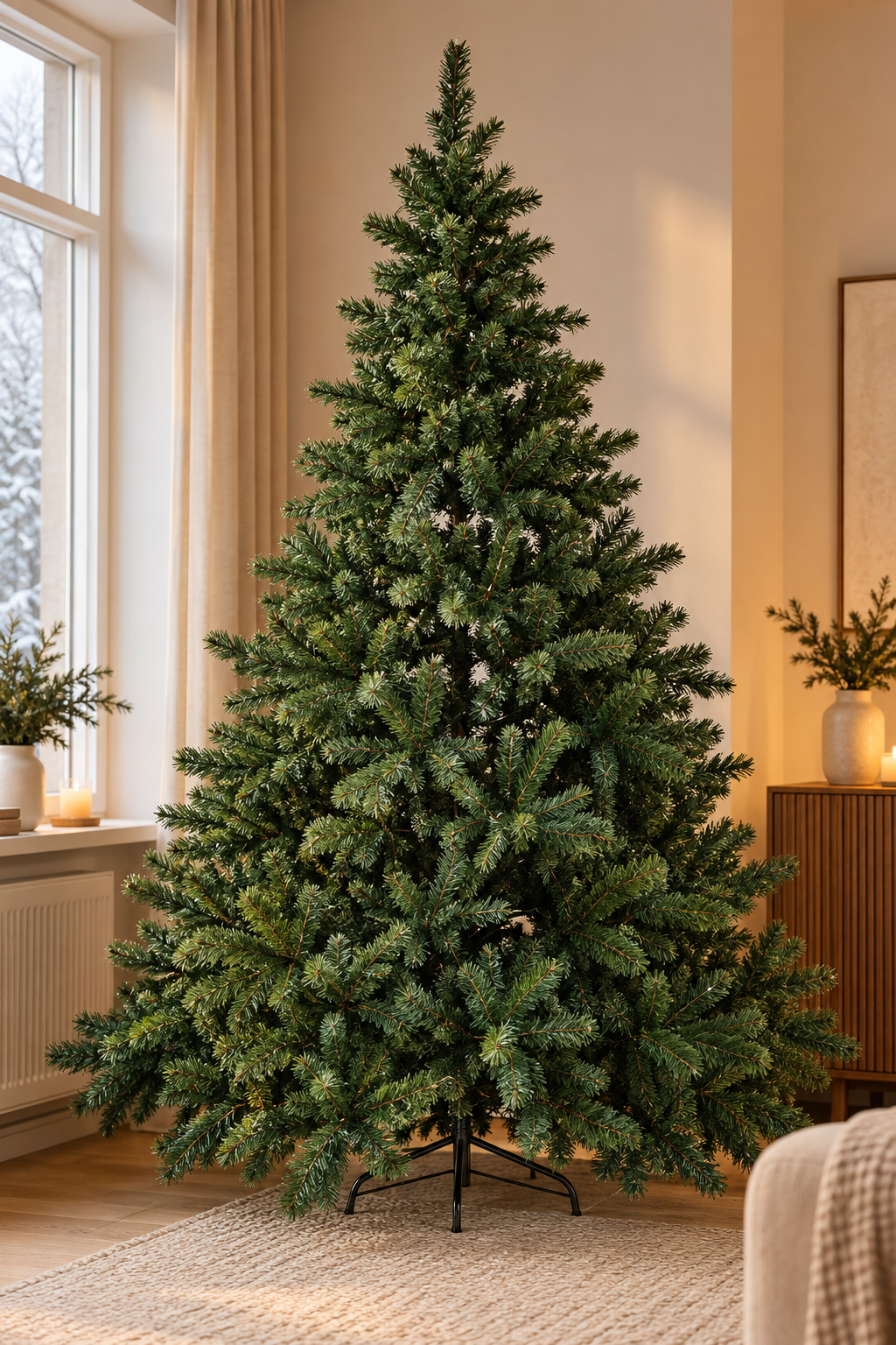 Konstgran 'Ontario' Inkl Belysning 240 cm