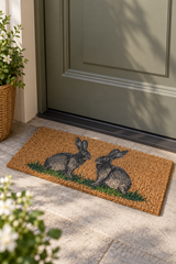 Dörrmatta 'Rabbits' 23x53cm