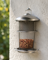 CARE-Bird Foderautomat 'Wall' till nötter 25cm - Silver