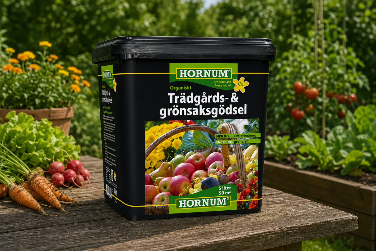 HORNUM Organisk Grönsaksgödsel 5 liter