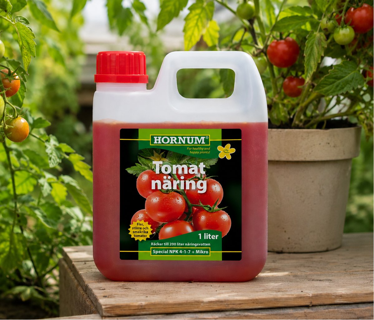 HORNUM Tomatnäring NPK 4-1-7 1l