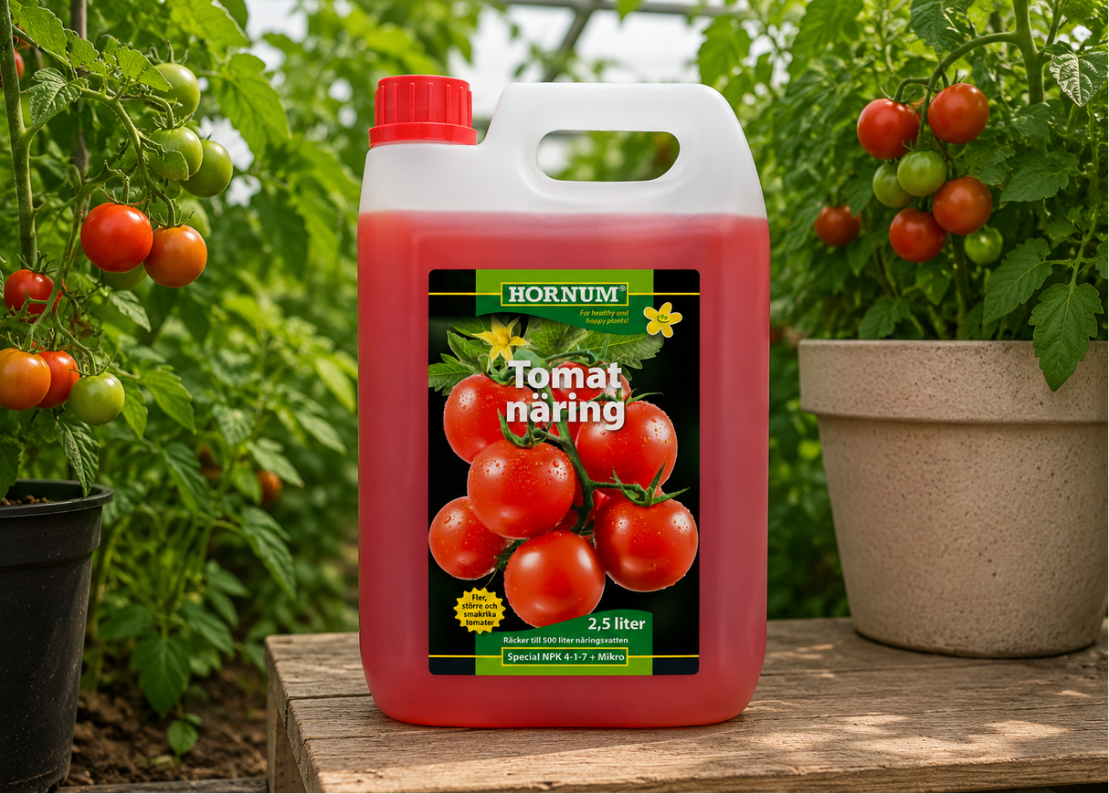 HORNUM Tomatnäring NPK 4-1-7 2,5l